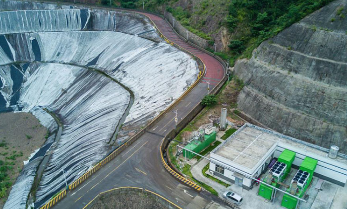 電站貯灰場土工膜